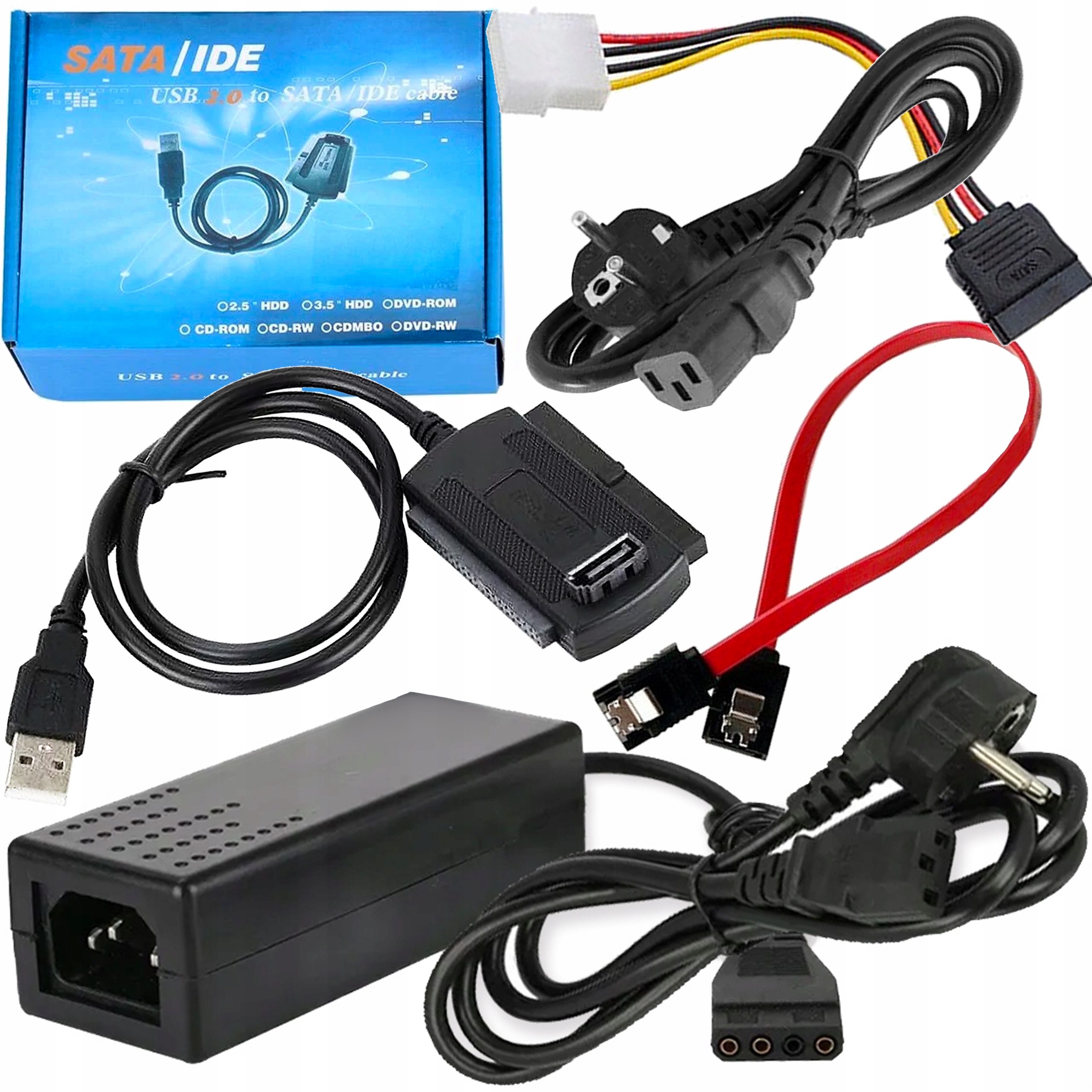 Adaptér IDE/SATA Interlook SATA07-BLACK